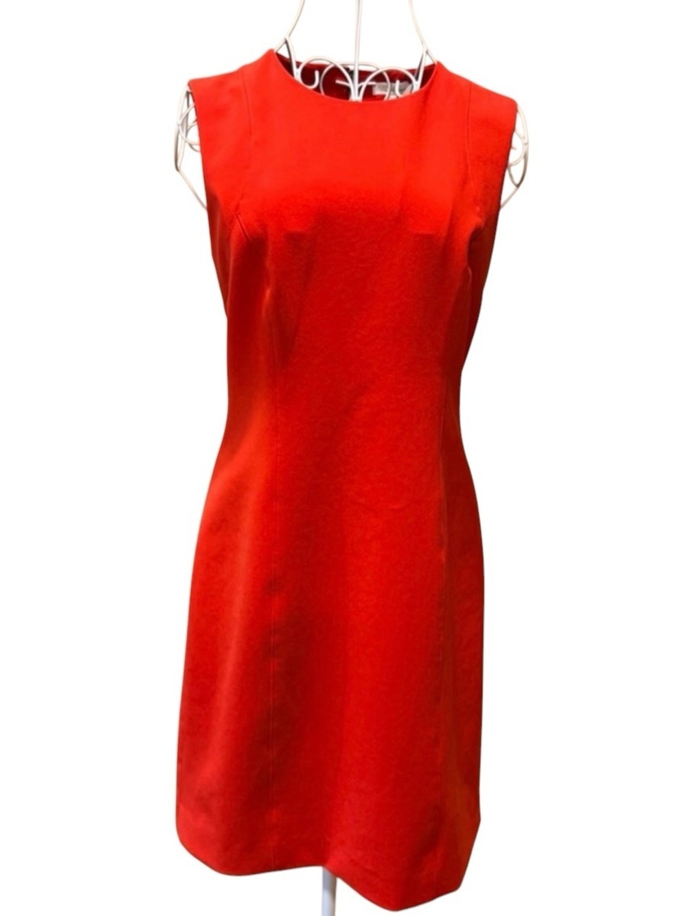 Shoshanna Red Mini Dress Sleeveless Bodycon Cutout Waist Cocktail NWT Size 6